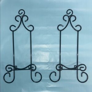 Elegant Black Metal Wall Decor Set